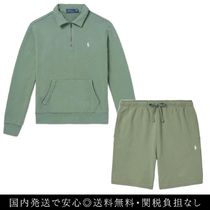 POLO RALPH LAUREN◆コットンジャージー ロゴ入り セットアップ