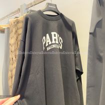 バレンシアガ BALENCIAGA PARIS ロゴプリント 長袖Tシャツ ロンT