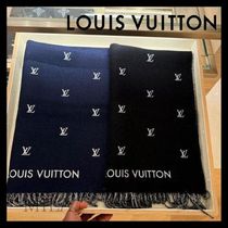 【国内発送♪】Louis Vuitton マフラー LV ブラゾン ウール