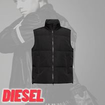 DIESEL★オーバルDロゴ ダウンベスト