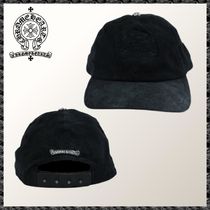 CHROME HEARTS◆スエード ダガー ハット キャップ 黒 ブラック