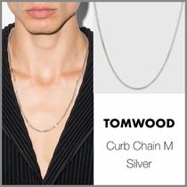 送料関税込【TOM WOOD】CurbチェーンM ネックレス シルバー