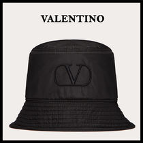 VALENTINO Vロゴ シグネチャー シルク バケット ハット