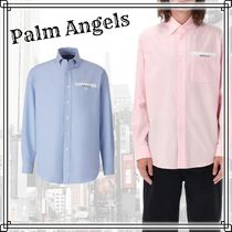 Palm Angels★ロゴ プリント ロングスリーブ シャツ