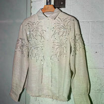 【birthofroyalchild】FIREWORKS BEADED DIAMOND SHIRT　送関込