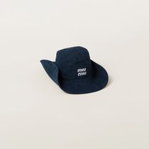 【日本入手困難】ミュウミュウ Denim hat ハット