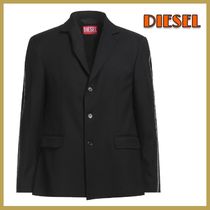 送料・関税込み★DIESEL★シングルブレストジャケット★ツイル