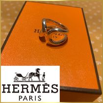 【日本未入荷♪希少大人気！】HERMESスターリングシルバーリング