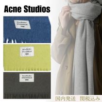 Acne Studios / ロゴ パッチ フリンジ マフラー #3color