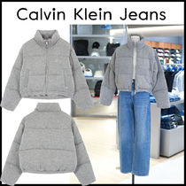 Calvin Klein☆クロップドニットダウンジャケット