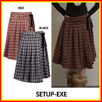 [SETUP-EXE] CHECK WRAP SKIRT / 追跡付