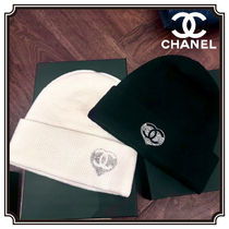 【キラキラハートにキュン♡】CHANEL ニットキャップ