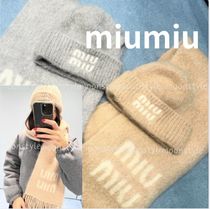 miumiu ミュウミュウ★モヘア ビーニー