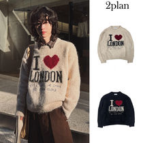 【2plan】London Eye Angora Wool Knit