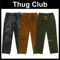 【Thug Club】 Bio Soldier Leather Pants