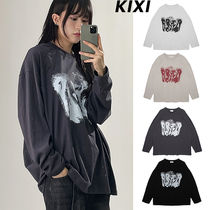 【KIXI】★(UNISEX) Briefs Loose Fit T-shirt