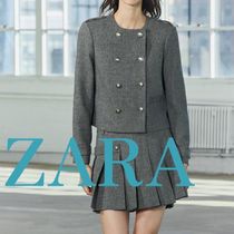 【ZARA】ZWコレクション ウールジャケット ボタン付き |0034/250