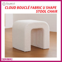 ★BAUMIST★Fabric U shape Stool Chair★U字型スツールチェア★