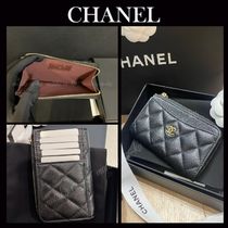 クラシック☆【CHANEL】シャネル ジップカードケース