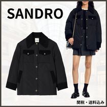 関税込み★SANDRO★パデッド ミリタリージャケット