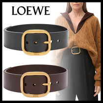 LOEWE クラシックでソフトな丸みのあるカーフスキンベルト