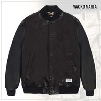 存在感が弾ける【ワコマリア 】LEATHER VARSITY JACKET