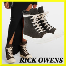 RICK OWENS☆関税込み☆フェルトハイトップスニーカー