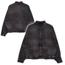 ESSENTIALS DENIM TRUCKER JACKET BLACK  デニム ジャケット 黒