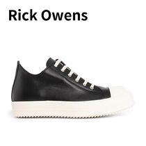 【RICK OWENS】リド ローカーフスキンレザースニーカー