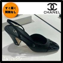 《華やかでエレガントなブラック♡》CHANEL スリングバック