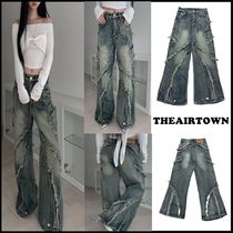 ★韓国大人気★THEAIRTOWN●potato fringe denim pt★日本未入荷