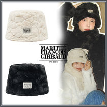 ユーチューバー着用【Marithe】CLASSIC LOGO FUR BUCKETHAT