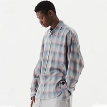 【DNSR】Oversized Flannel Checkered Shirt Pink