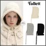 Fallett ニットキャップ・ビーニー 韓国 人気 バラクラバ[FALLETT] ALPACA BOUCLE KNIT BALACLAVA