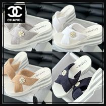 【クローバーモチーフが可愛い♡】CHANEL サンダル