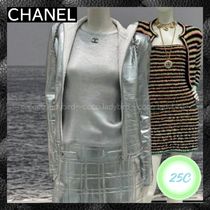 ☆メタリックがゴージャス☆ CHANEL ジャケット シルバー