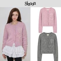 【sinoon】24FW Rose Flower Cardigan 3色 カーディガン