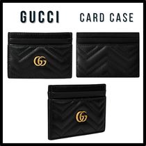 GUCCI / グッチ / GGマーモント カードケース ブラック