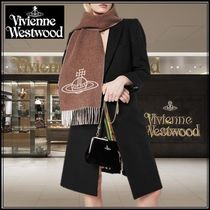 【Vivienne Westwood】シングルオーブ ウール スカーフ マフラー