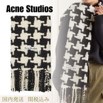 Acne Studios / Vadik ハウンドトゥーススカーフ #White & Black