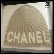 ★すぐ届く★【CHANEL】ニットキャップ カシミヤ ニット帽