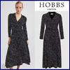 Hobbs London ワンピース 大人気!!【HOBBS】ドット柄ワンピース◇可憐Vネック