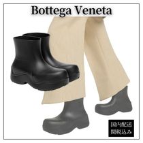 BOTTEGA VENETA◆Puddle rubber ankle boots in black