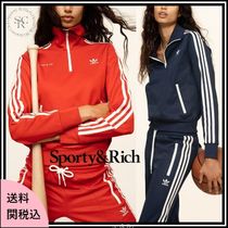 adidas Originals x Sporty & Rich ハーフジップ トラックトップ