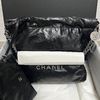 CHANEL ショルダーバッグ・ポシェット 最新！ CNANEL シャネル22スモール バッグ ブラックカーフスキン