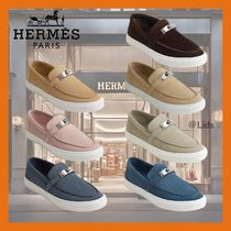 【バックル輝く/大人のヴェロア】HERMES スニーカー 《ゲーム》