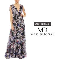 Mac Duggal ☆フローラルプリント ロングドレス