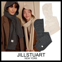 ギフトok◆JILLSTUART NEWYORK◆ウールカシミア混フードマフラー