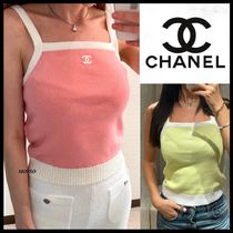 【洗練された上質な一枚】CHANEL シンプル ニット キャミソール