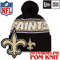 【海外限定】New Era Pom Knit New Orleans Saints Sideline2024